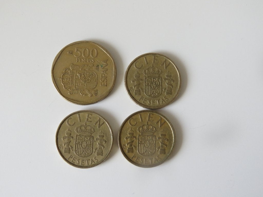Munten Spanje 1966-2000 Lijst in beschrijving, Ophalen of Verzenden