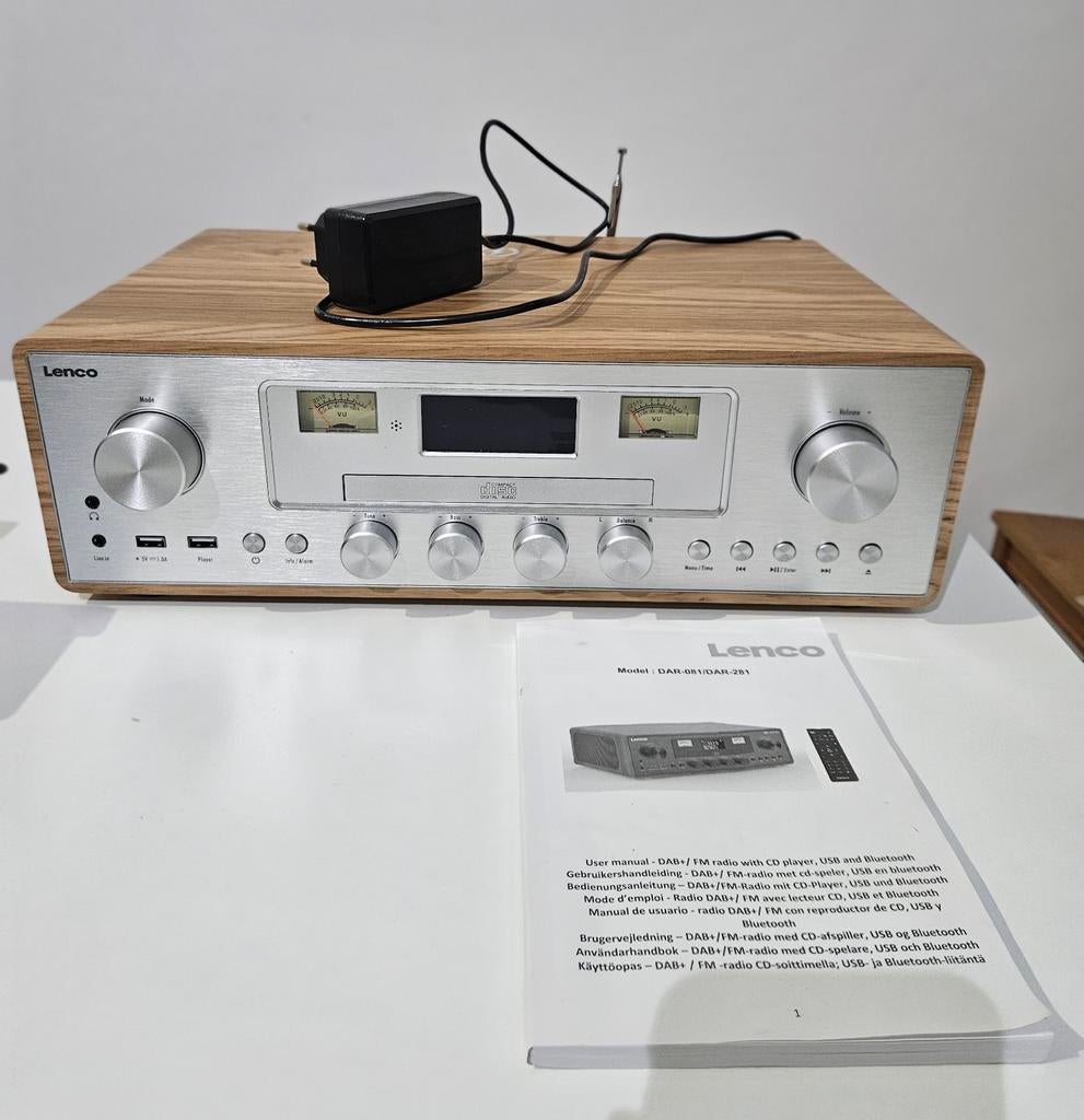 Lenco - Radiostation, met speler, USB en Bluetooth, Audio, Tv en Foto, Radio's, Ophalen, Radio