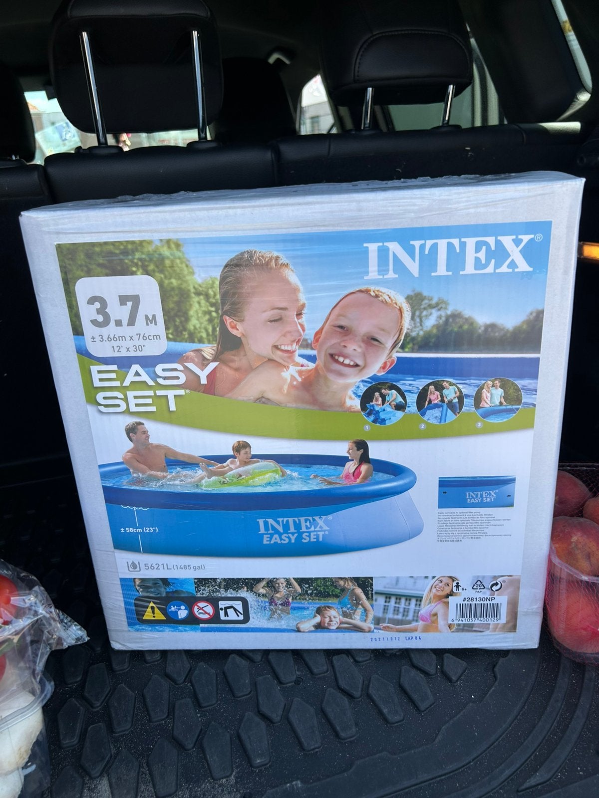 Intex ongeopend, Ophalen, Rond, Nieuw, Opzetzwembad