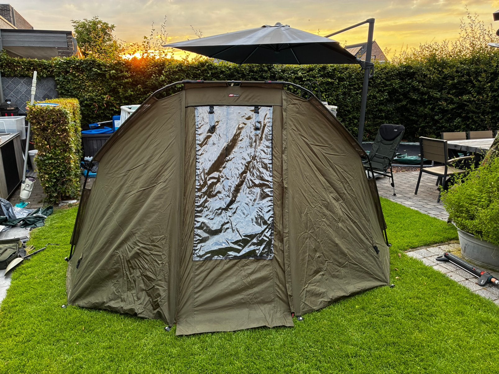 Jrc bivvy 2 personen, Ophalen, Zo goed als nieuw