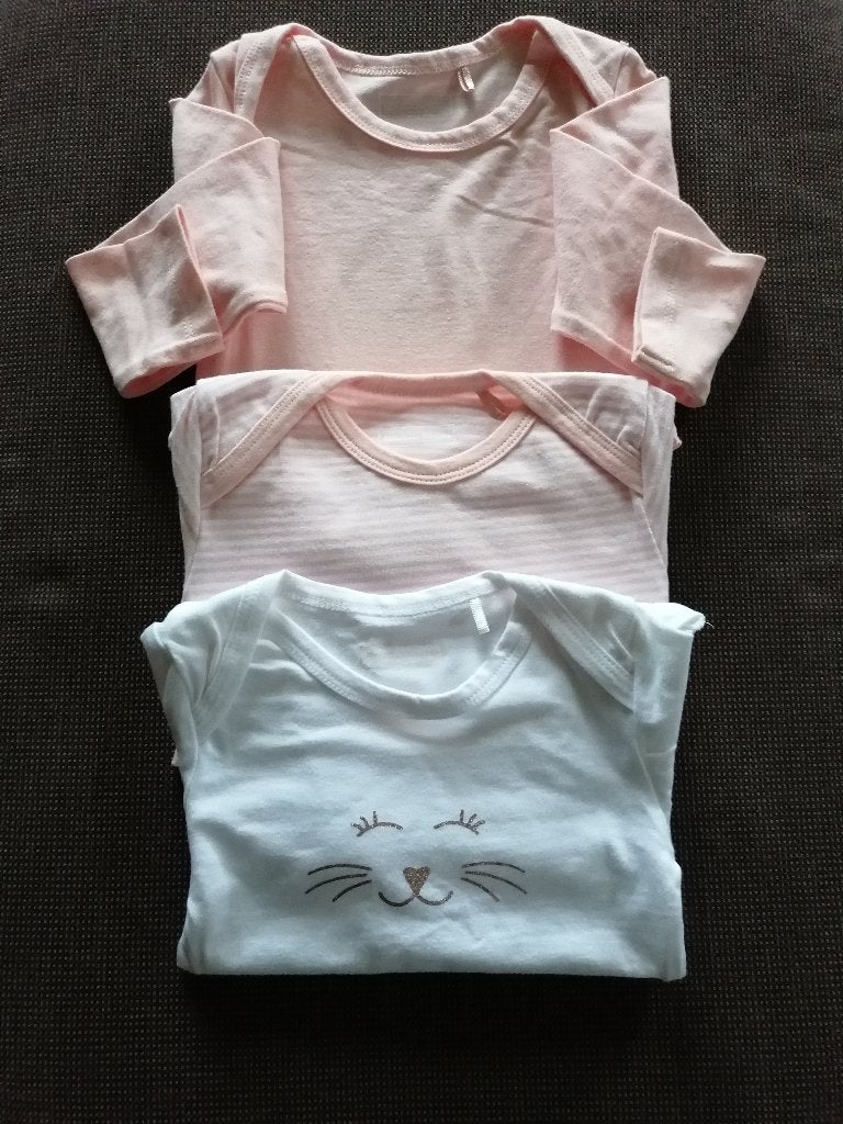 3 body's met lange mouwen van JBC, 86-92. NIEUW, Enfants & Bébés, Vêtements de bébé | Taille 86, Enlèvement ou Envoi, Neuf