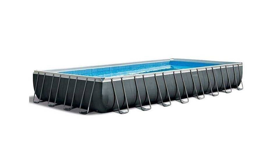 Intex Ultra XTR Frame 975x488x132 met extra's, Gebruikt, 300 cm of meer, Rechthoekig, Ophalen