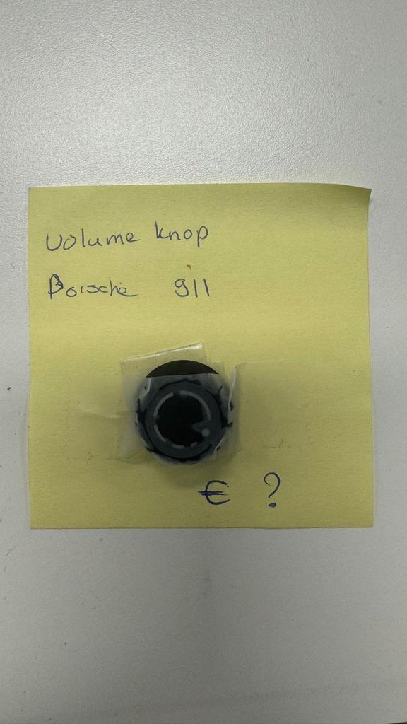 Volume knop Porsche 911, Auto-onderdelen, -, -, Porsche, Nieuw