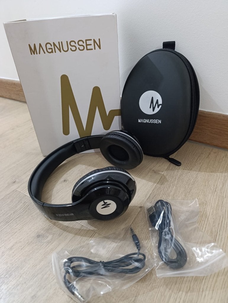 Casque Bluetooth Magnussen H1 noir – neuf dans sa boîte, TV, Hi-fi & Vidéo, Casques audio, Enlèvement, Neuf, Noir, Bluetooth