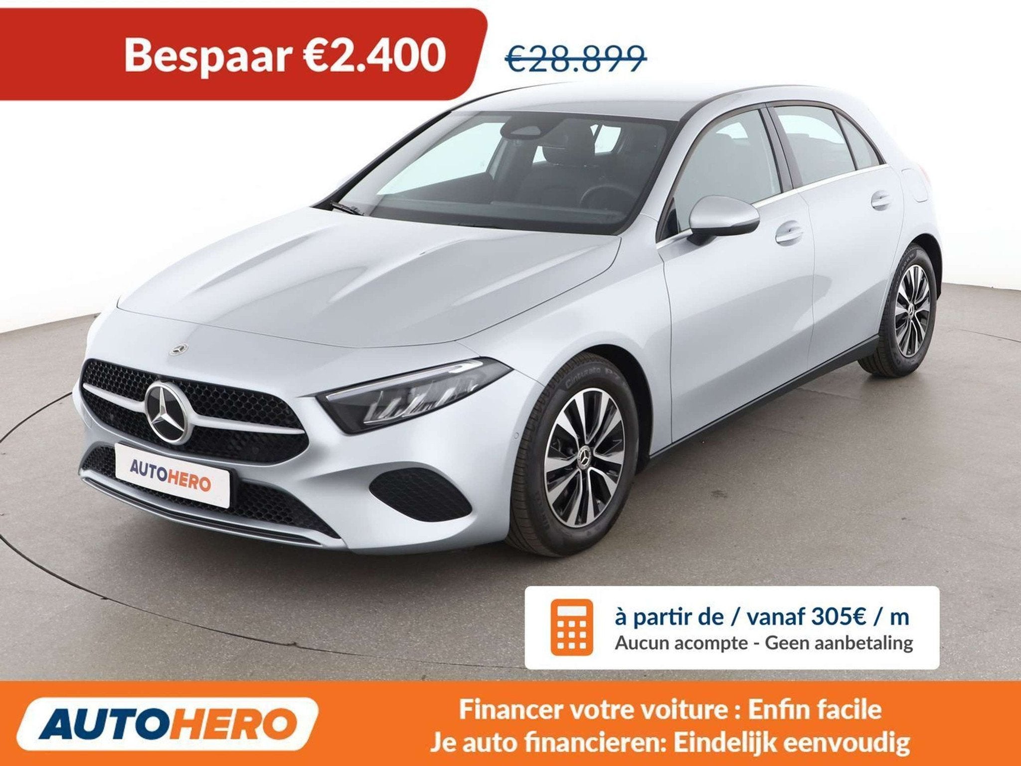 Mercedes-Benz A-Klasse 180 A 180 Mild-Hybrid (bj 2025), Auto's, Gebruikt, Zwart, 136 pk, https://public.car-pass.be/vhr/c267d0b6-bca2-4a25-ac92-7d84a634e853