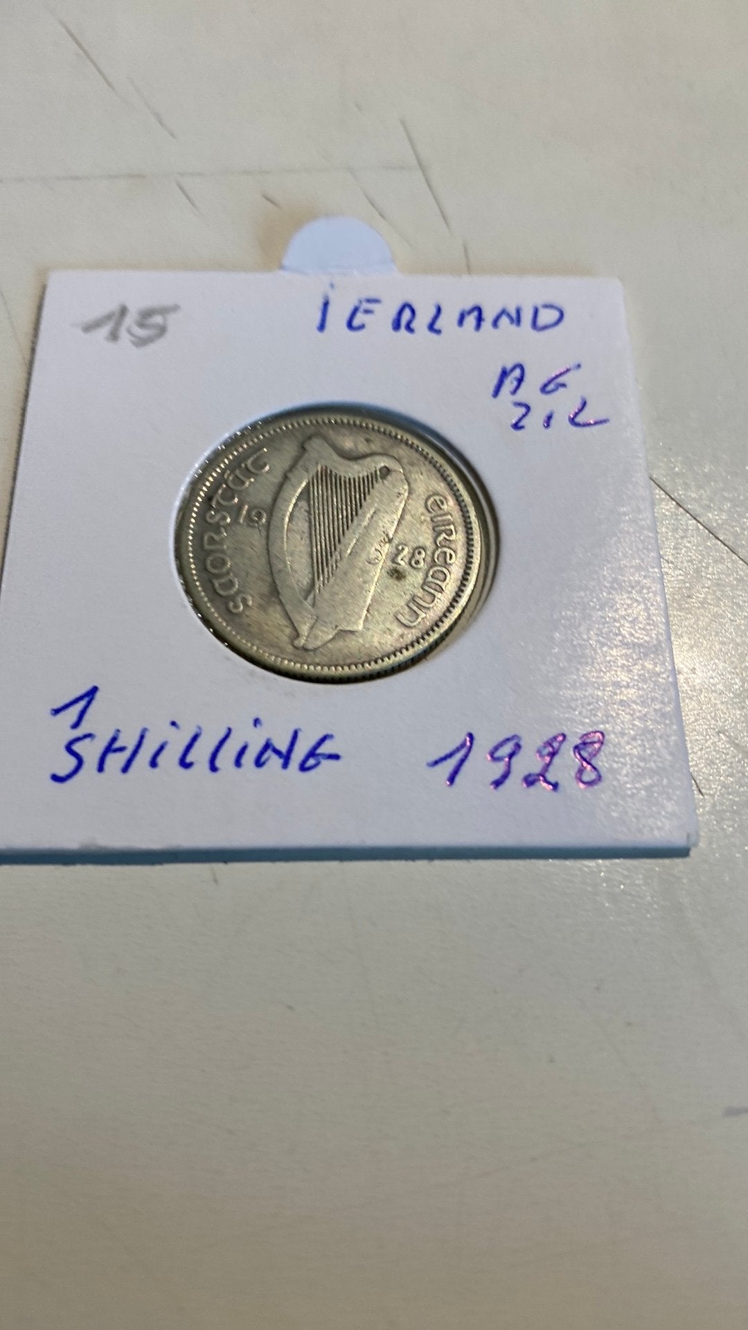 Zilver munt Ierland, Postzegels en Munten, Verzenden, Zilver