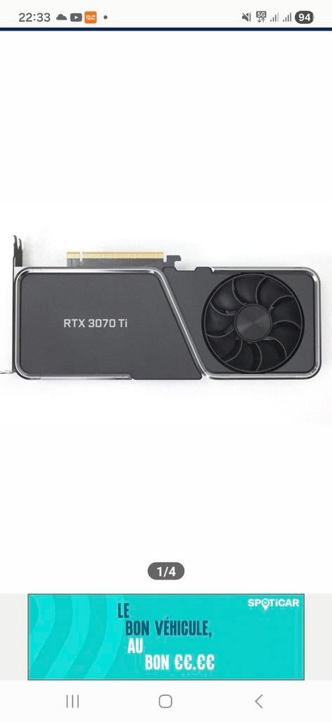RTX 3070 Ti Found Edition, Computers en Software, Ophalen