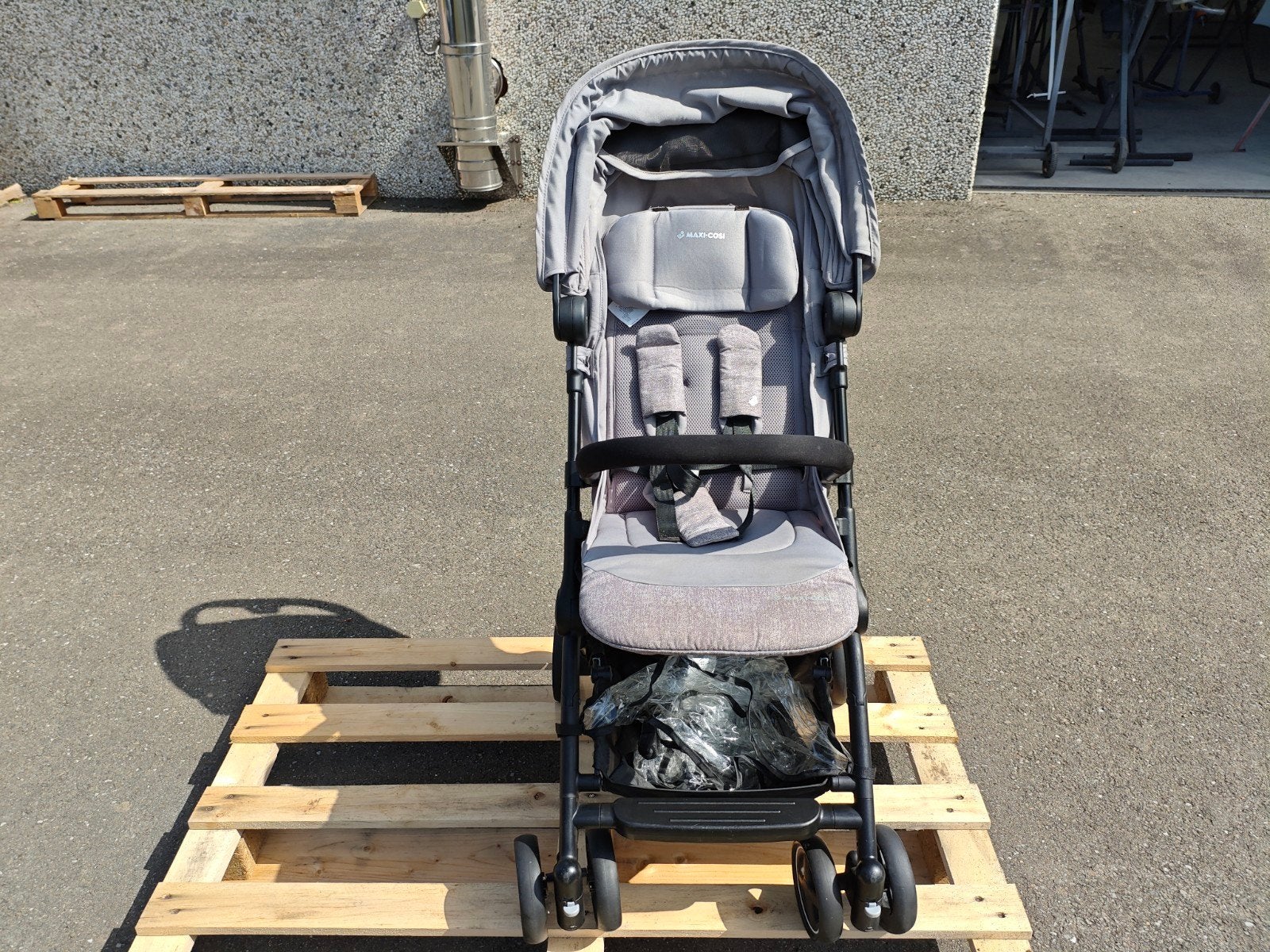 Poussette Compacte Maxi-Cosi Gris Clair – Très Bon État, Enlèvement, Utilisé, Poussette, Maxi-Cosi