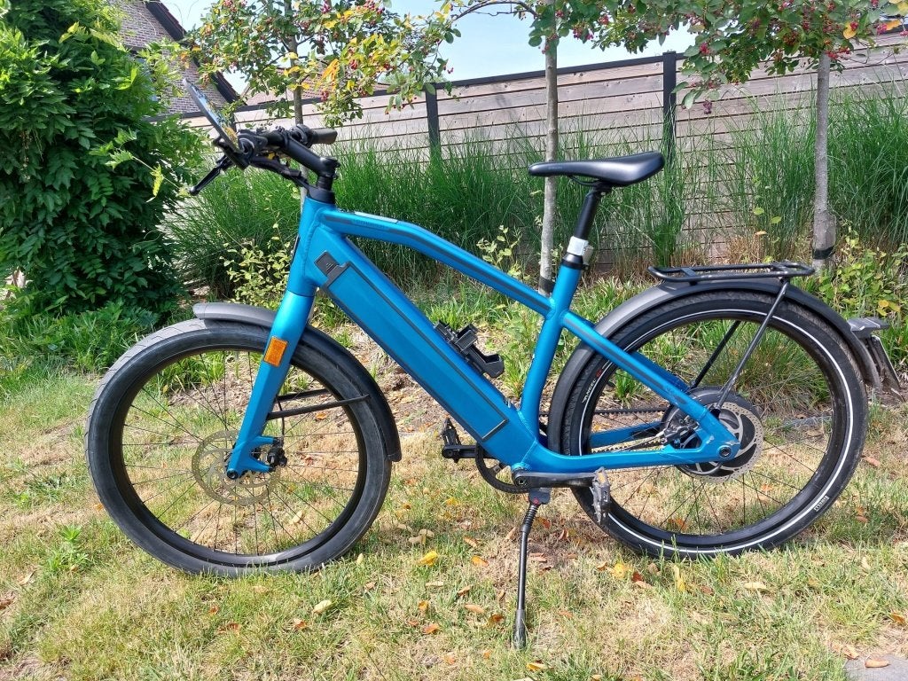STROMER ST2 BELT BLUE SPORT L, Fietsen en Brommers, Ophalen, Zo goed als nieuw, 50 km per accu of meer, Stromer