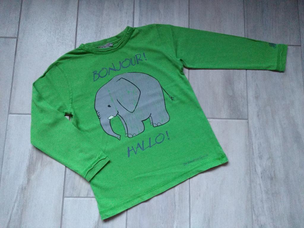 ★ M104 - Longsleeve Olifant, Kinderen en Baby's, Kinderkleding | Maat 104, Gebruikt, Ophalen of Verzenden, Shirt of Longsleeve