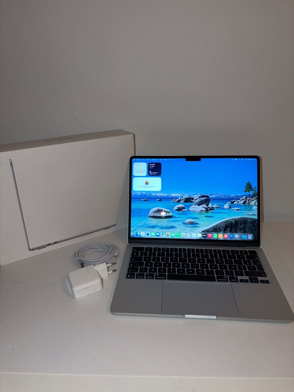 MacBook Air 13 pouces M4 256 argent, Informatique & Logiciels, 256 GB, 13 pouces, Comme neuf, Enlèvement