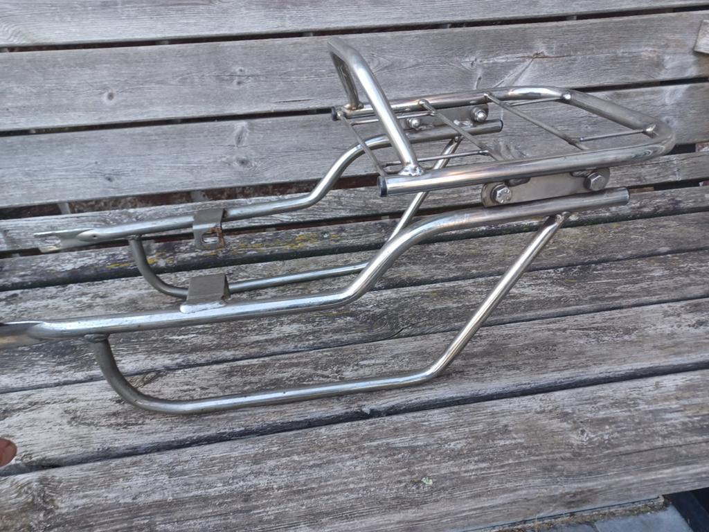 Suzuki A50 AC50 A100 robuust bagagerek rek chroom, Fietsen en Brommers, Brommeronderdelen | Oldtimers, Ophalen of Verzenden, Zadel