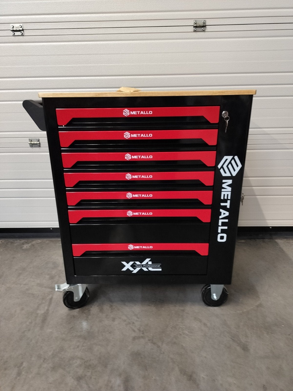 Metallo gereedschapswagen 7lades-7 gevuld krachtdoppen.Nieuw, Auto diversen, Autogereedschap, Ophalen, Nieuw