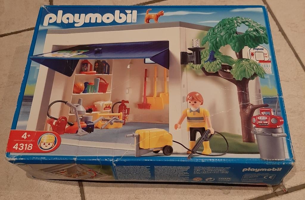 Playmobil Garage, Kinderen en Baby's, Ophalen, Nieuw, Complete set