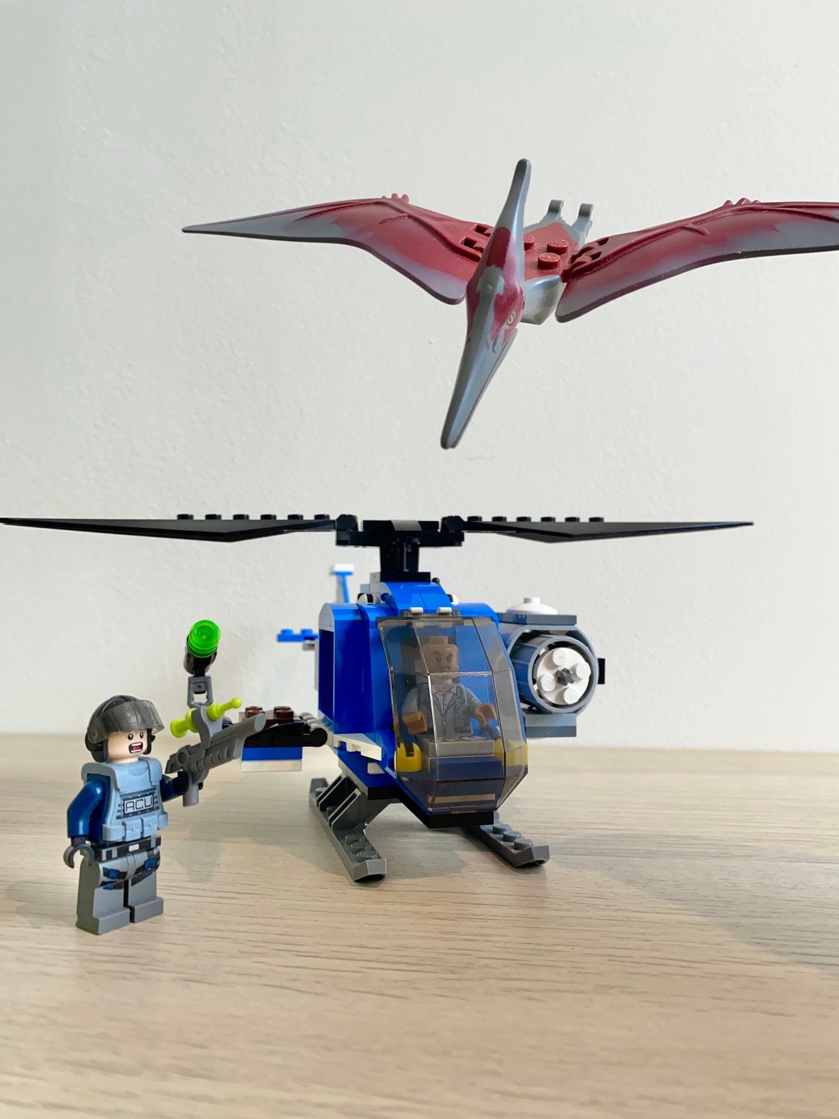 LEGO Jurassic World set Pteranodon Capture #75915, Jurassic World, Lego, Ensemble complet, Minifigurines incluses