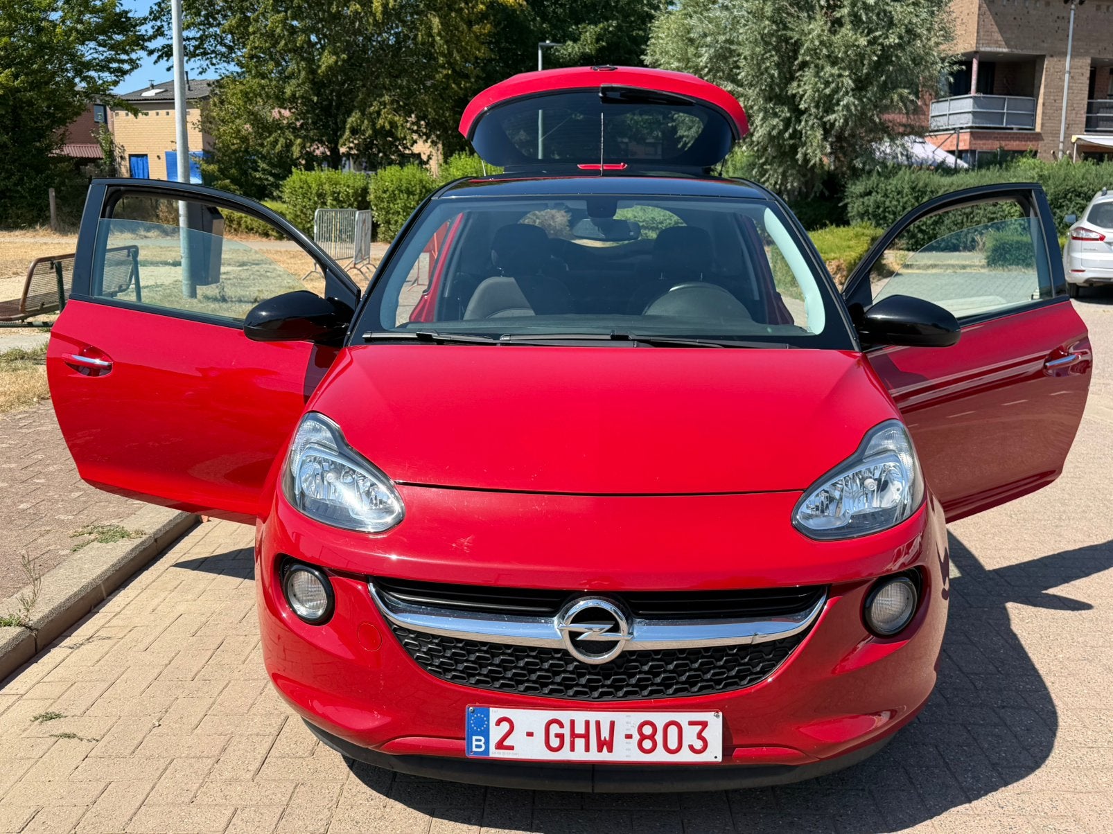Opel Adam, Auto's, Opel, 4 zetels, Zwart, Particulier, Apple Carplay