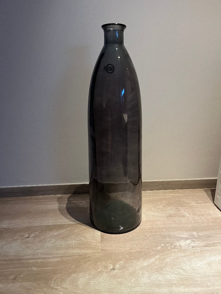fles/vaas decoratief, Ophalen, Nieuw, Glas, Groen