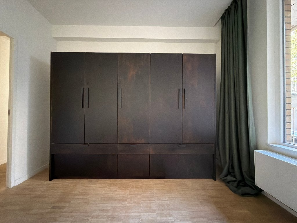kledingkast, Huis en Inrichting, Kasten | Kleerkasten, Ophalen, Gebruikt, Met lade(s), 200 cm of meer