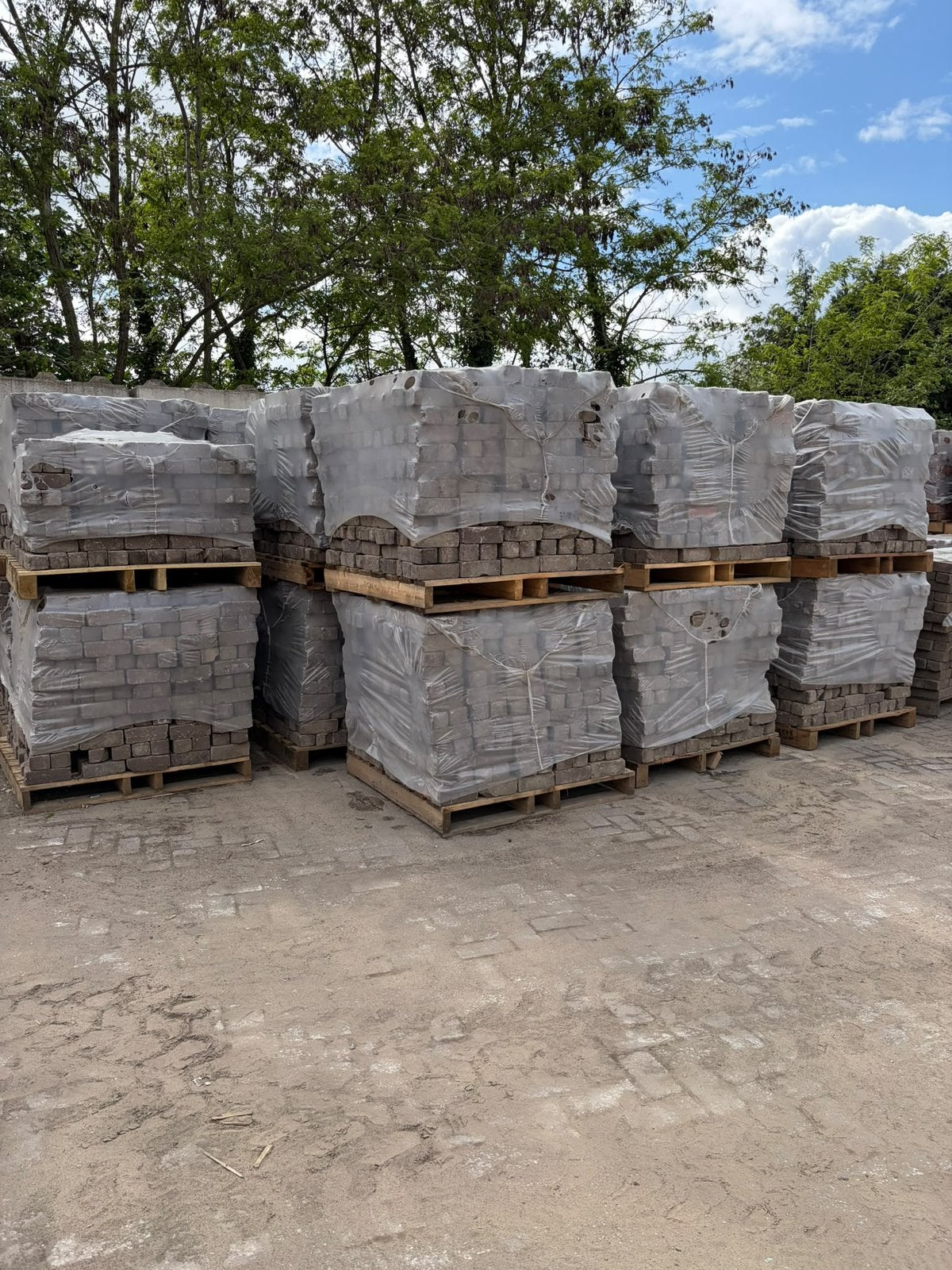 Oude Hollandse klei klinkers rood paars op pallets 1.000M2, Enlèvement ou Envoi, Utilisé, 10 m²² ou plus, Briques
