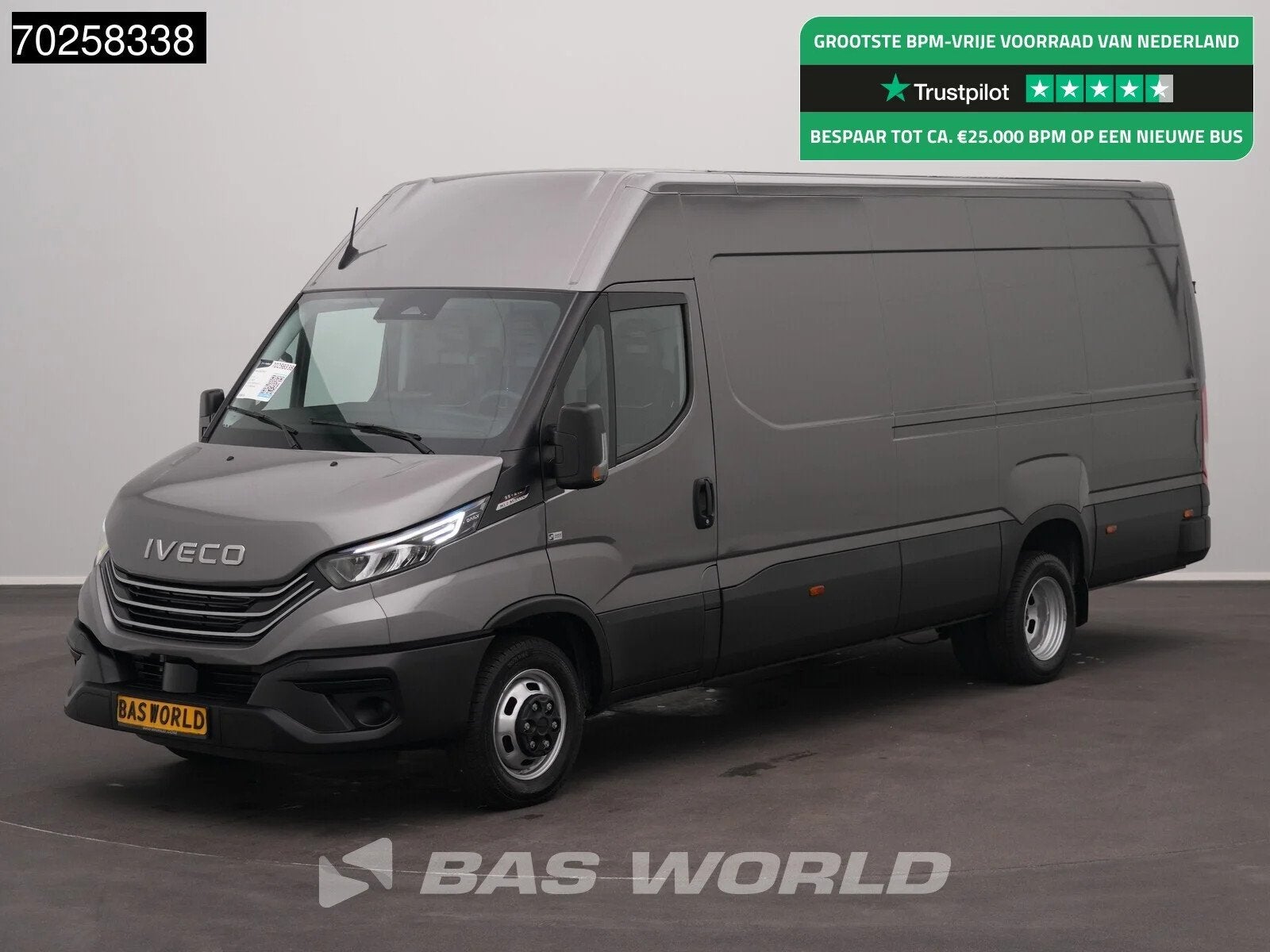 Iveco Daily 35C21 BPM VRIJ! 3.0L Automaat 210PK L3H2 2025-Mo, Auto's, Stof, Euro 6, Iveco, 2585 kg