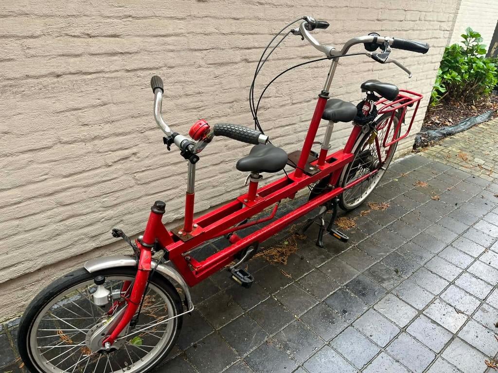 Kindertandem (merk: onderwater), Fietsen en Brommers, Ophalen, Minder dan 10 versnellingen, 55 cm of meer, 57 tot 61 cm