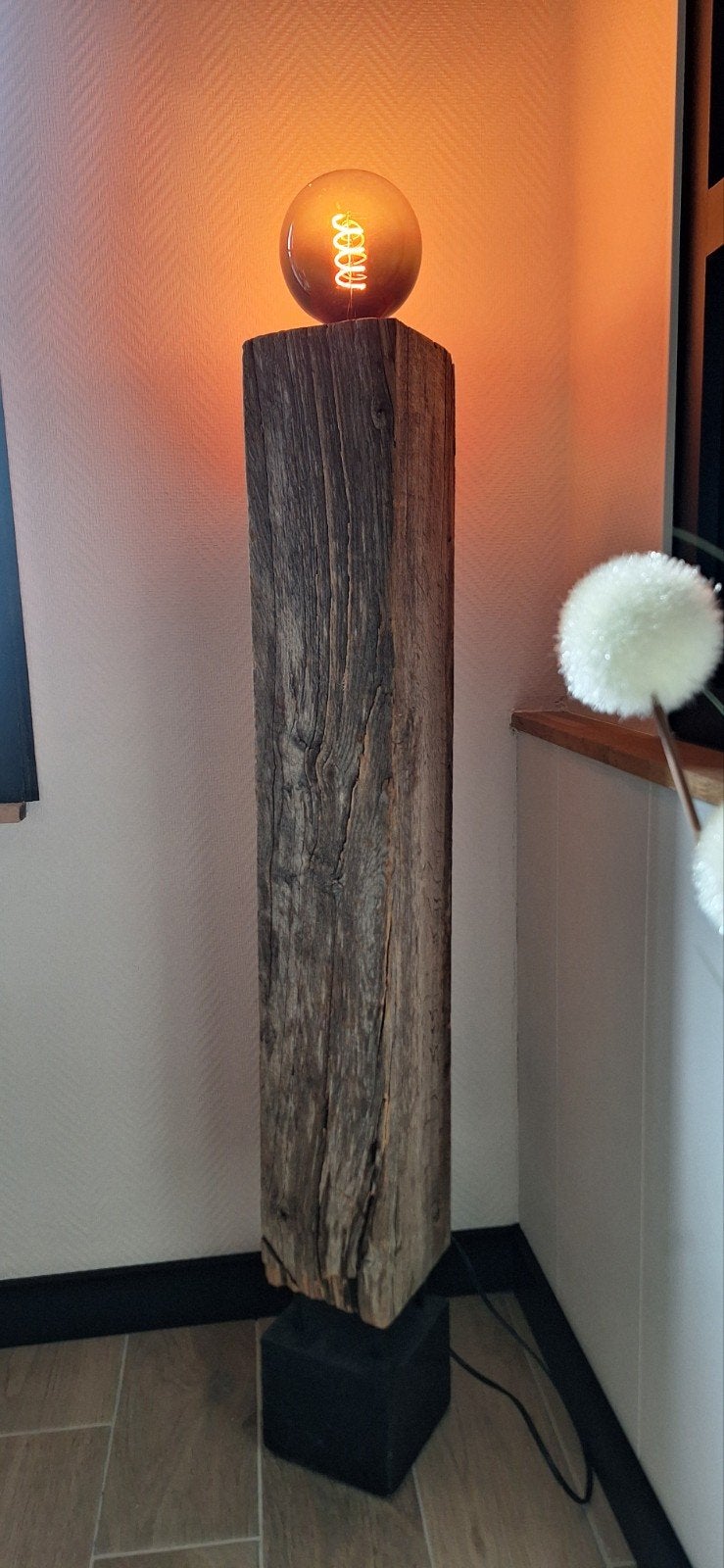 Staande vloerlamp handmade, Ophalen