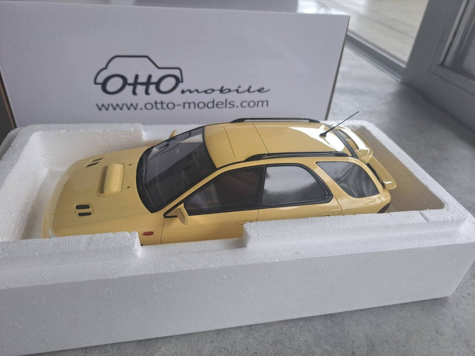 Nieuwe SUBARU IMPREZA WRX STI Wagon 1/18, Ophalen of Verzenden, Nieuw, Auto, OttOMobile