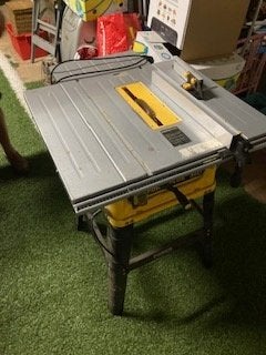 tafel zaagmachine, Doe-het-zelf en Bouw, Ophalen, Gebruikt