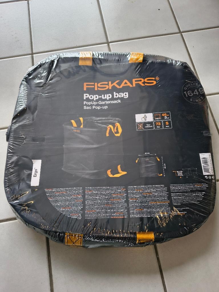Fiskars Ergo Pop-up Tuinafvalzak S - 73L *NIEUW*, Tuin en Terras, Ophalen of Verzenden, Nieuw, Overige soorten, Fiskars