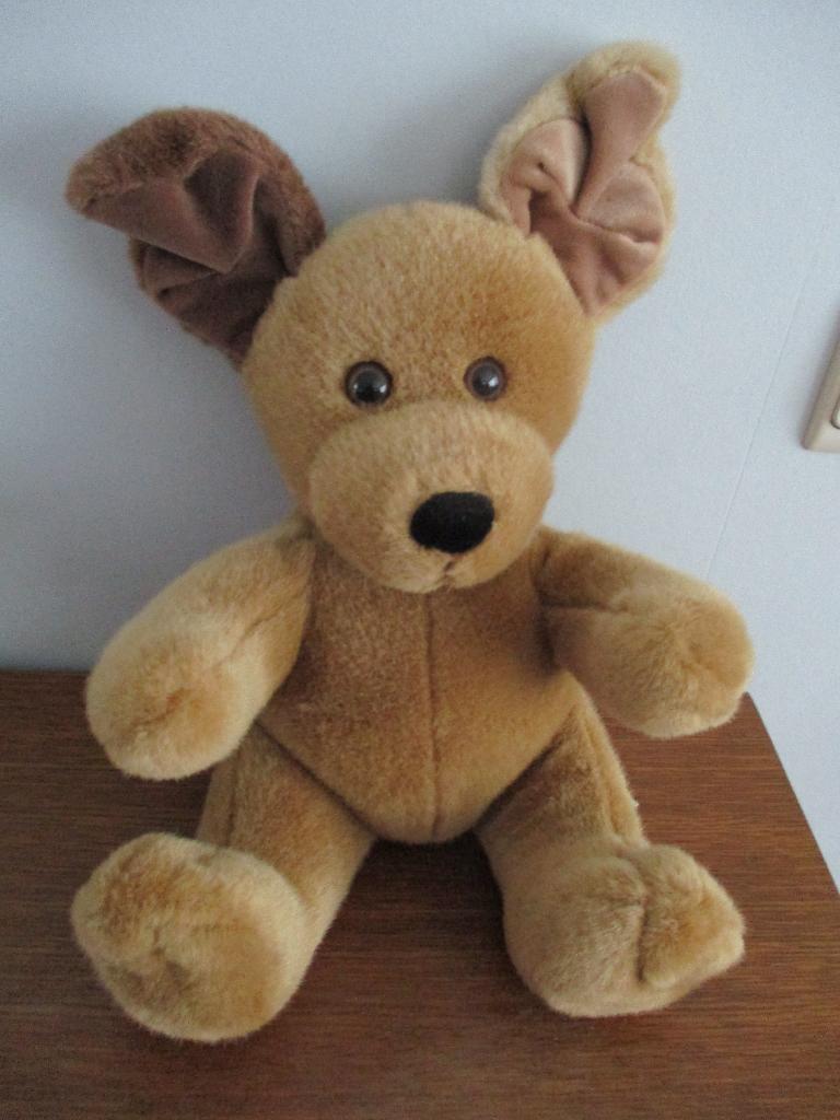 pluche hond, Kinderen en Baby's, Speelgoed | Knuffels en Pluche, Overige karakters, Zo goed als nieuw, Wasbaar, Middelgroot (20 tot 80 cm)