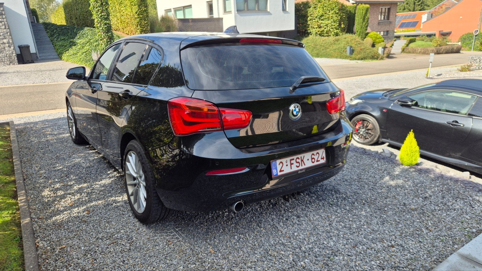 BMW 116D-SERIE  1, Auto's, Zwart, 5 deurs, Particulier, Te koop
