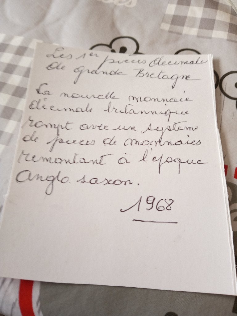 1 er monnaie  décimal britanique, Envoi, Autres pays, Monnaie en vrac