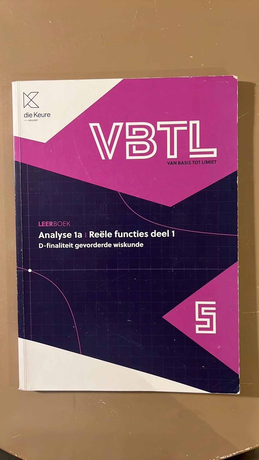 VBTL 5 Leerboek Analyse 1a: reële functies deel 1, Boeken, Ophalen of Verzenden, Zo goed als nieuw, ASO, Wiskunde A