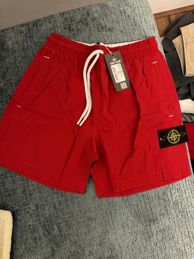 Stone island zwembroek maat S, Verzenden, Maat 46 (S) of kleiner, Rood, Zwemshort