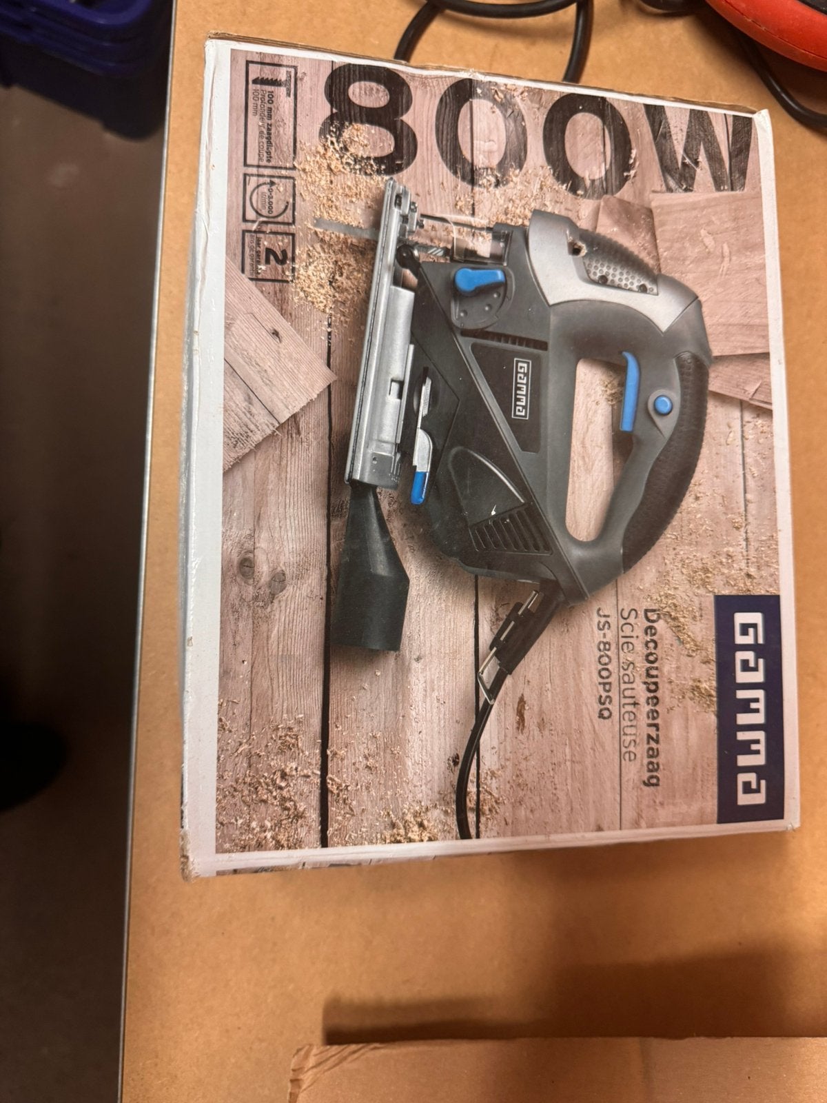 GAMMA decoupeerzaag NC750JS, Doe-het-zelf en Bouw, Gereedschap | Zaagmachines, Ophalen, Zo goed als nieuw, Decoupeerzaag