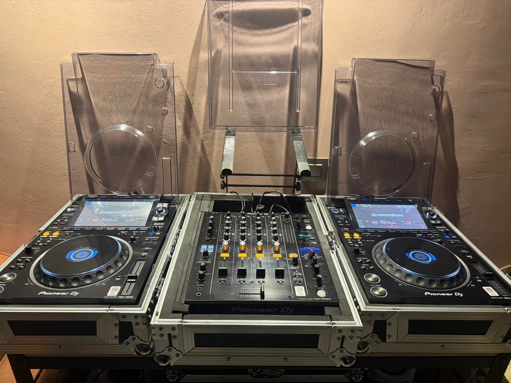 Dj set 2cdj 3000 & djm 750mk2, Musique & Instruments, DJ sets & Platines, Enlèvement, Comme neuf