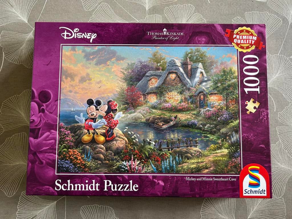 Disney puzzel 1000 stuks, Enlèvement ou Envoi, 500 à 1500 pièces, Comme neuf, Puzzle
