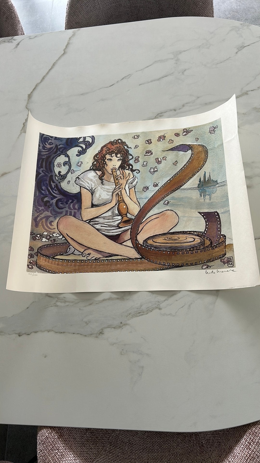 manara Luxe prent genummed gesigneerd, Ophalen of Verzenden, Zo goed als nieuw