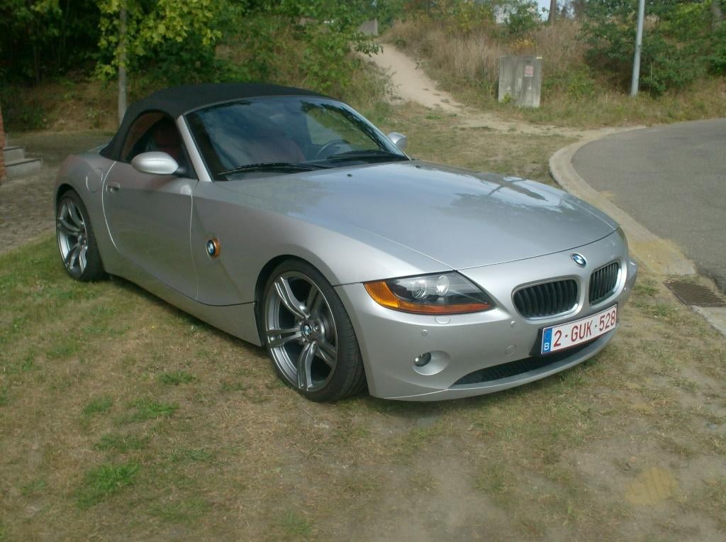TE KOOP BMW Z4 2500 CC  MET SPORTBAK, Auto's, BMW, 2500 cc, Achterwielaandrijving, Cabriolet, Leder