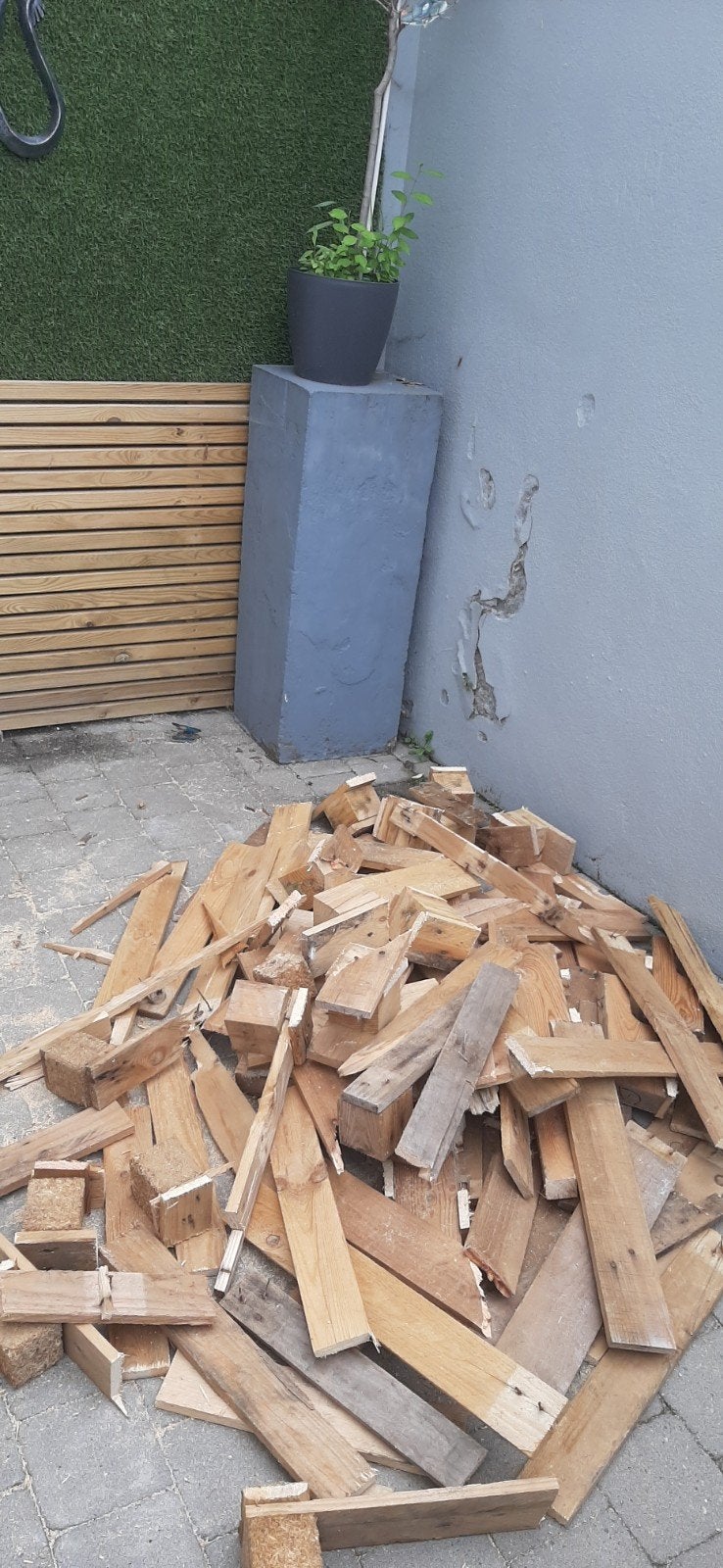 brandhout, Tuin en Terras, Ophalen