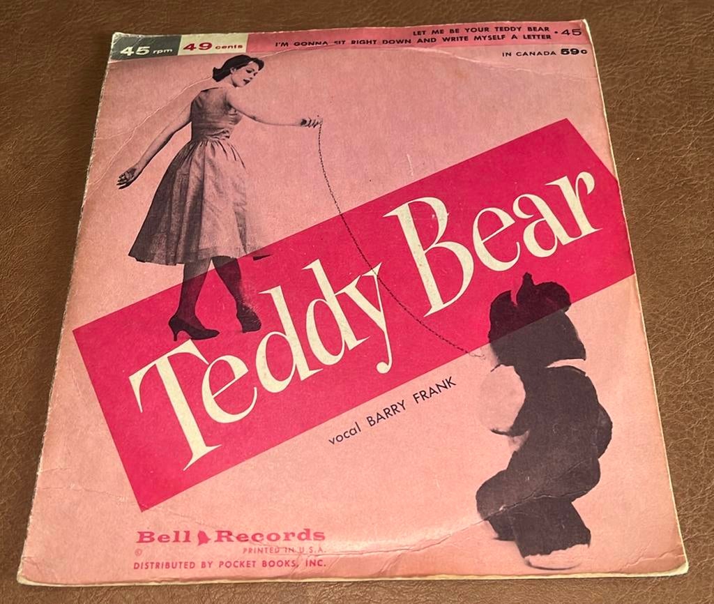 Barry Frank ‎– (Let Me Be Your) Teddy Bear - 7” vinyl single, Ophalen of Verzenden, Gebruikt, Single