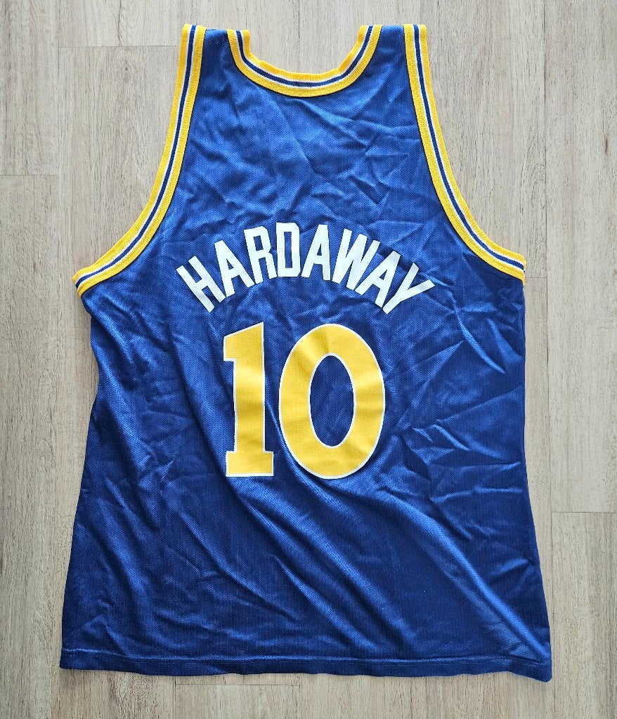 Maillot vintage Hardaway Warriors NBA, Enlèvement ou Envoi, Comme neuf, Vêtements
