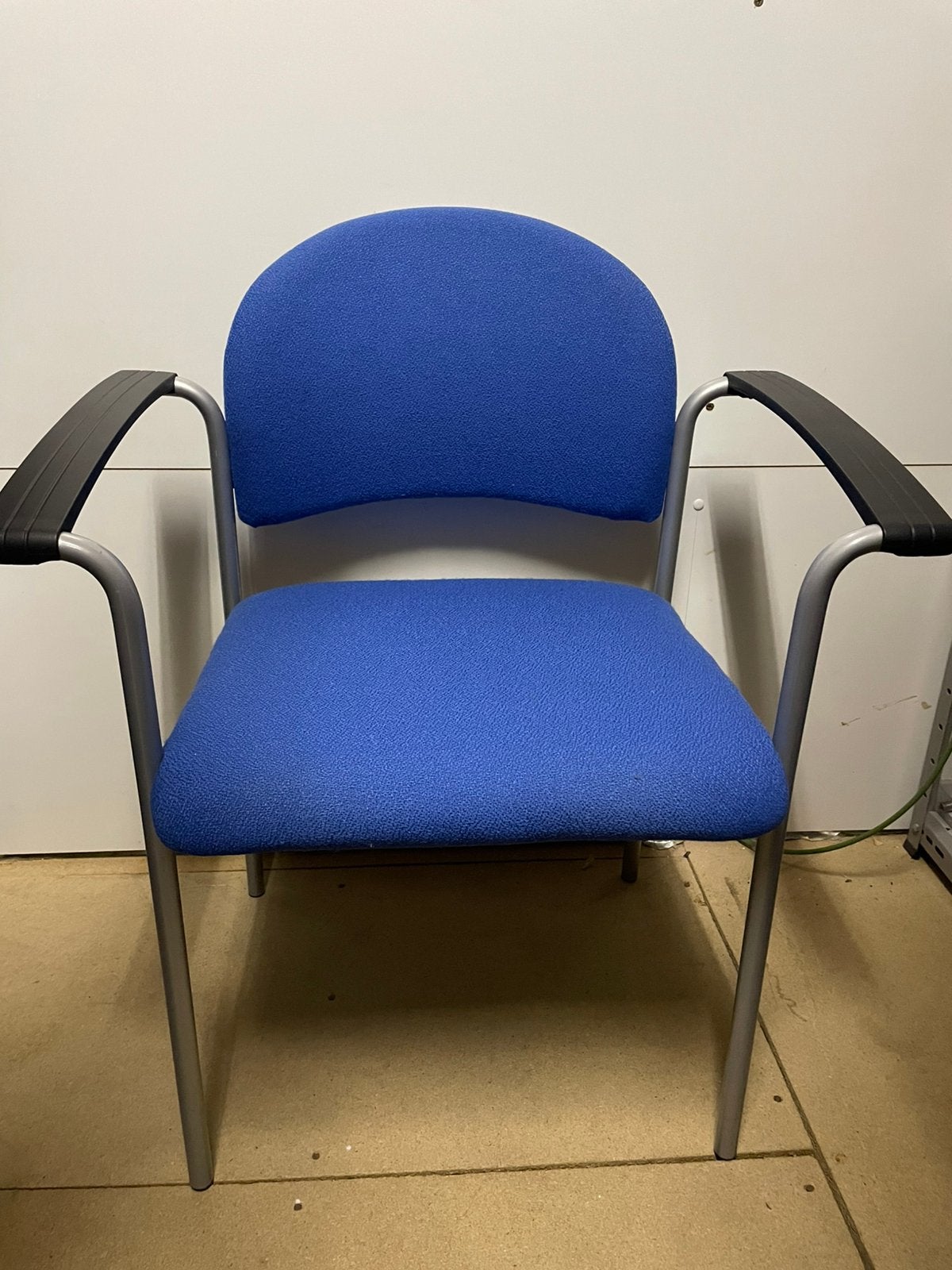 8 stoelen, Ophalen, Blauw, Zo goed als nieuw, Metaal