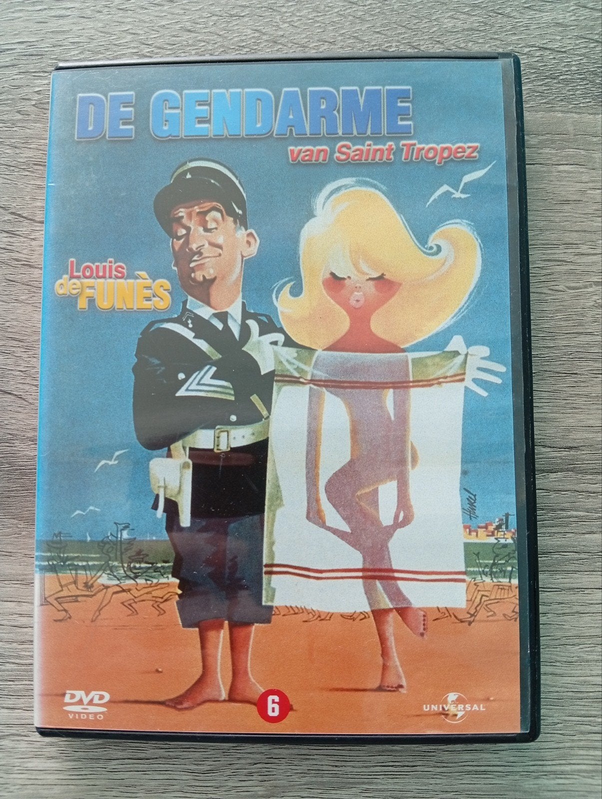 de gendarme van Saint Tropez komedie dvd Louis de funes, Actiekomedie, Nederlands, Ophalen of Verzenden, Zo goed als nieuw
