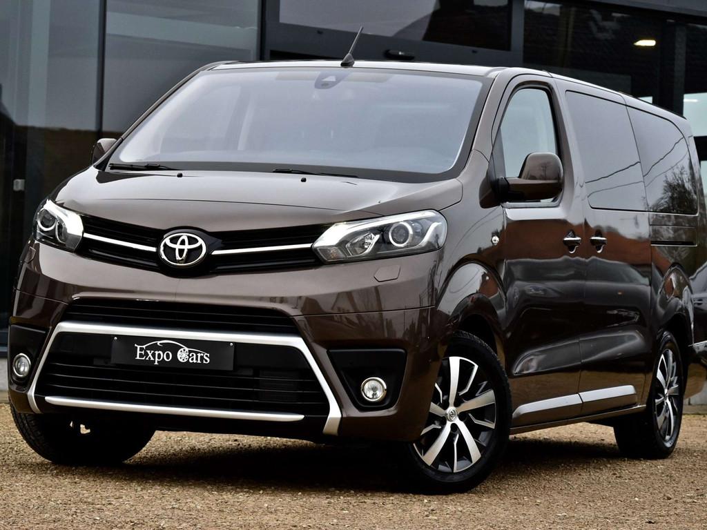 Toyota ProAce Verso2.0 D-4D Long VIP S*PANO DAK*2 CABINE*MEM, Auto's, Toyota, Automaat, 4 zetels, Leder, Bedrijf