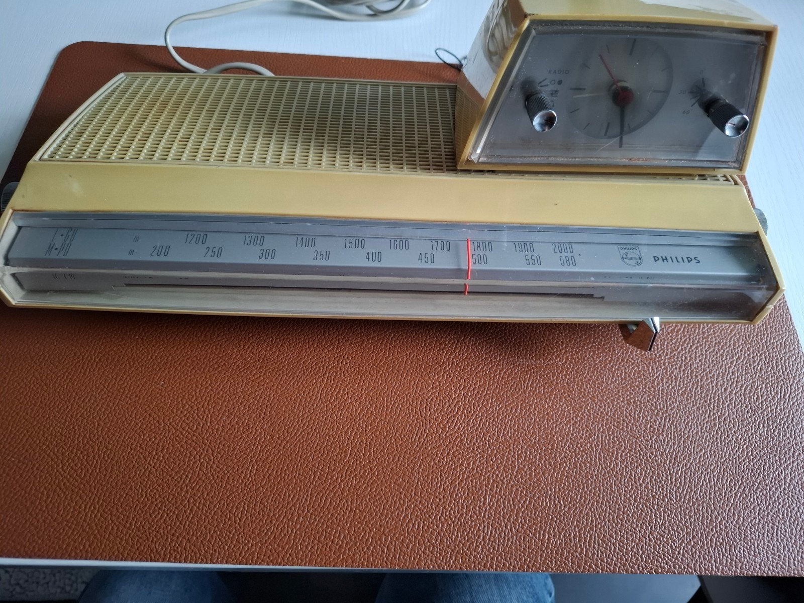 PHILIPS WEKKERRADIO JAREN 60, Elektronische apparatuur, Ophalen, Gebruikt