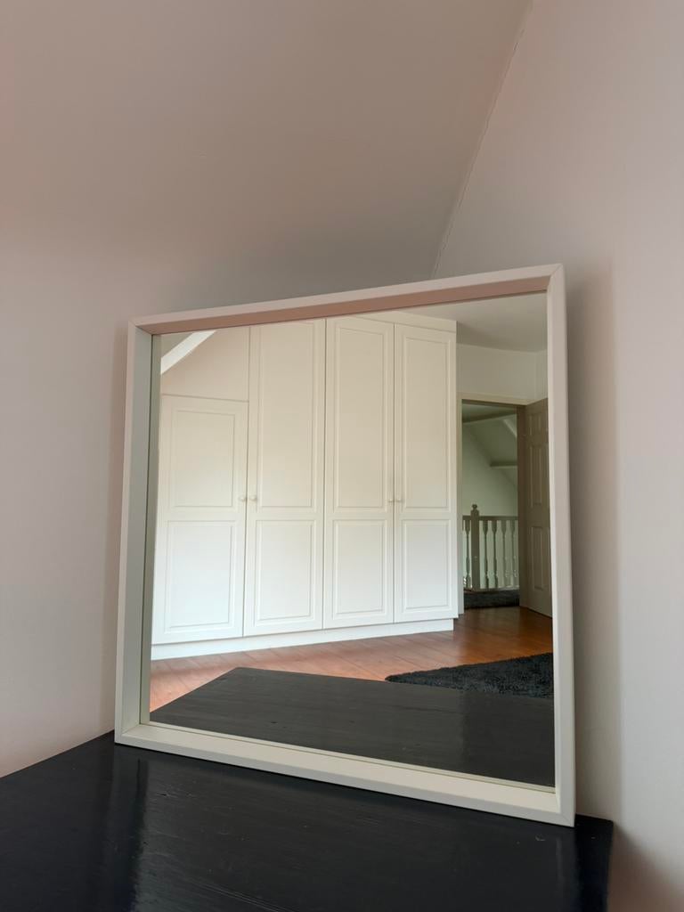 IKEA NISSEDAL spiegel, wit, 6565, Huis en Inrichting, Ophalen, Zo goed als nieuw