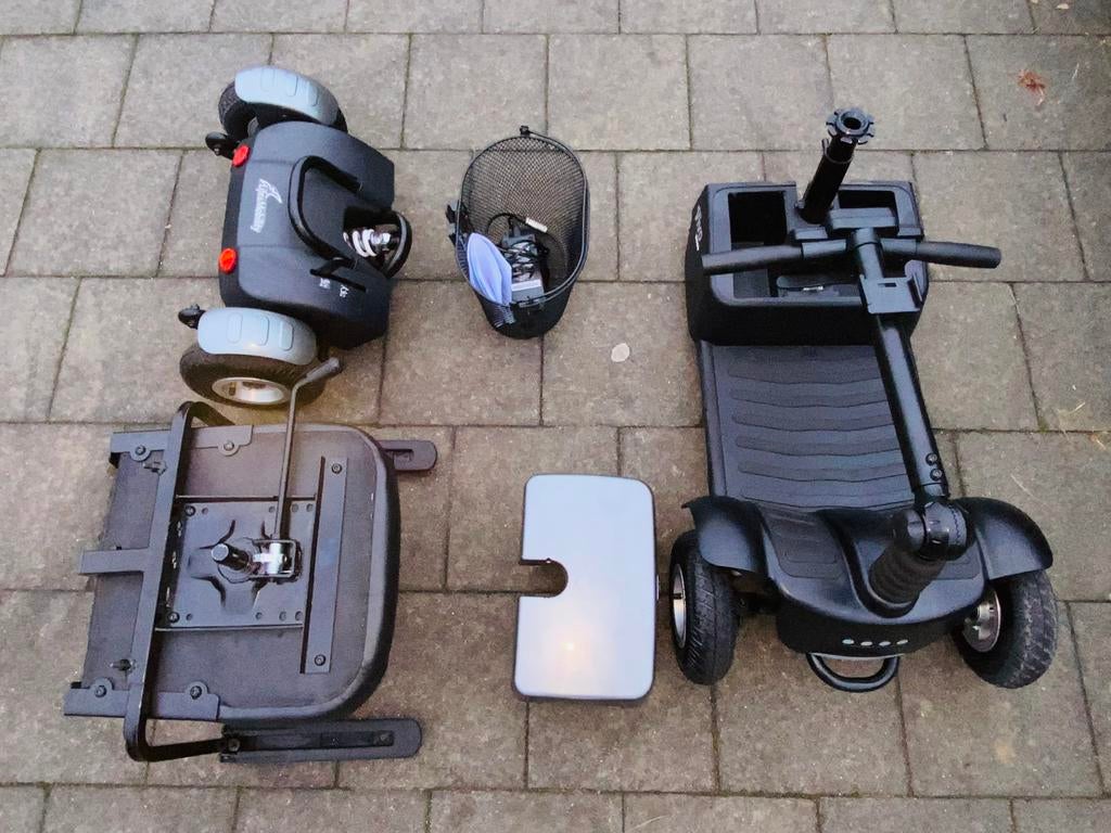 Opvouwbaar Scootmobiel Life&Mobility VIVO Invalide Scooter, Ophalen of Verzenden, Inklapbaar, Zo goed als nieuw, Elektrische rolstoel