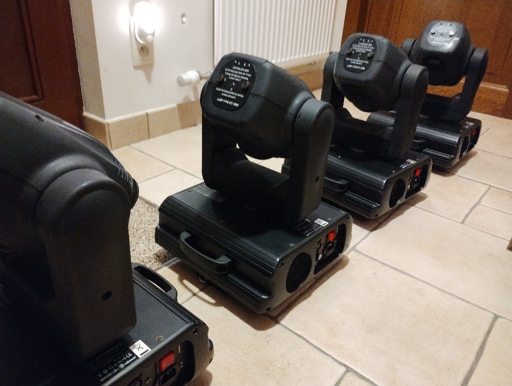 4 x Moving Head VDP150MH6N, Muziek en Instrumenten, Ophalen, Gebruikt, Licht, Geluidgestuurd