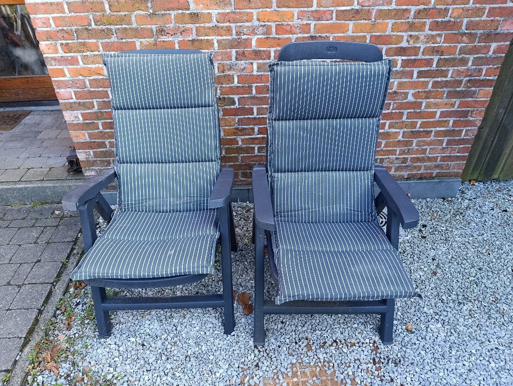 Tuinstoelen, Jardin & Terrasse, Enlèvement, Utilisé, Pliant